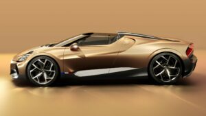 Bugatti Mistral de ouro
