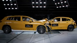 teste colisão mercedes