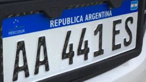 Placa Mercosul Argentina