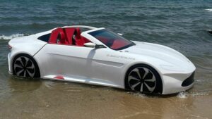 Lancha que imita Aston Martin