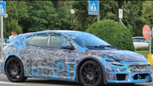 Ferrari elétrica flagra