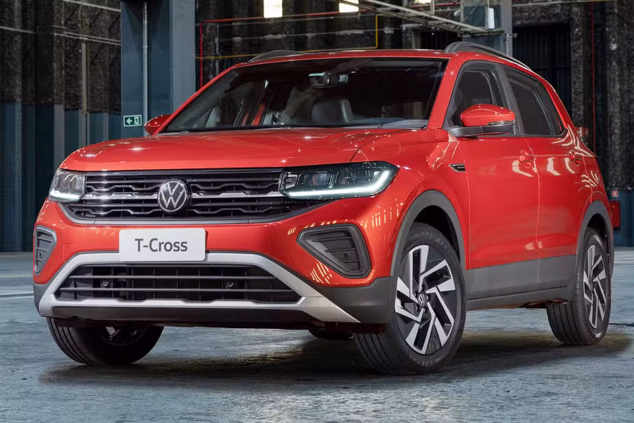 Volkswagen T-Cross SUVs mais vendidos